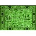 thumbnail image 1 of Ahgly Company Indoor Rectangle Oriental Green Traditional Area Rugs, 5' x 7', 1 of 4