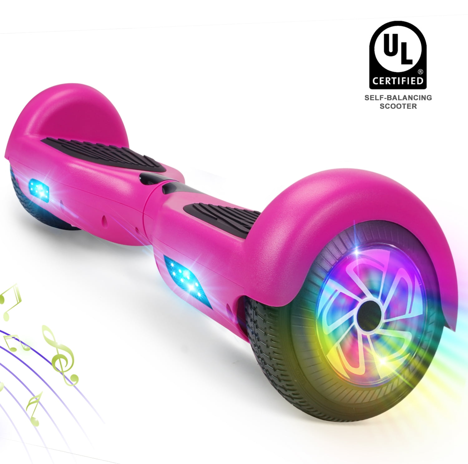 6.5" Graffiti Yellow Self Balancing Hover Scooter Electric Board Bluetooth 