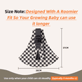 thumbnail image 3 of Lujifo Toddler Side Carrier for Babies, Ergonomic Checkerboard Baby Sling, 3 of 11