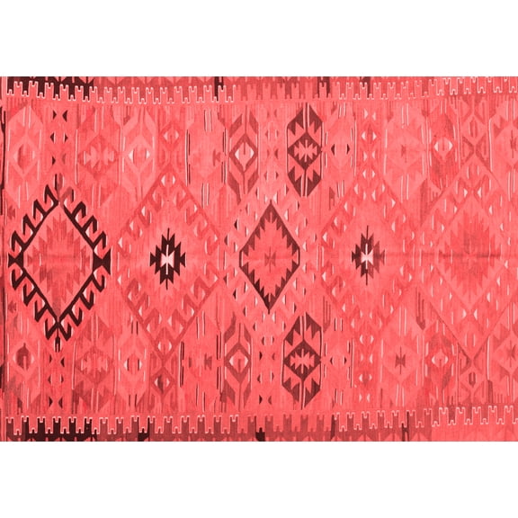 Ahgly Company Indoor Rectangle Persian Red Traditional Area Rugs, 5' x 7'