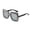 A, variant on QIUXUJ - Bling Rhinestone Border Square Fashion Sunglasses, Frame Pink Reflective Mirror Lens Eyewear, Trendy Statement Shades for Vacation Photoshoot Outdoor Daily Wear (F)