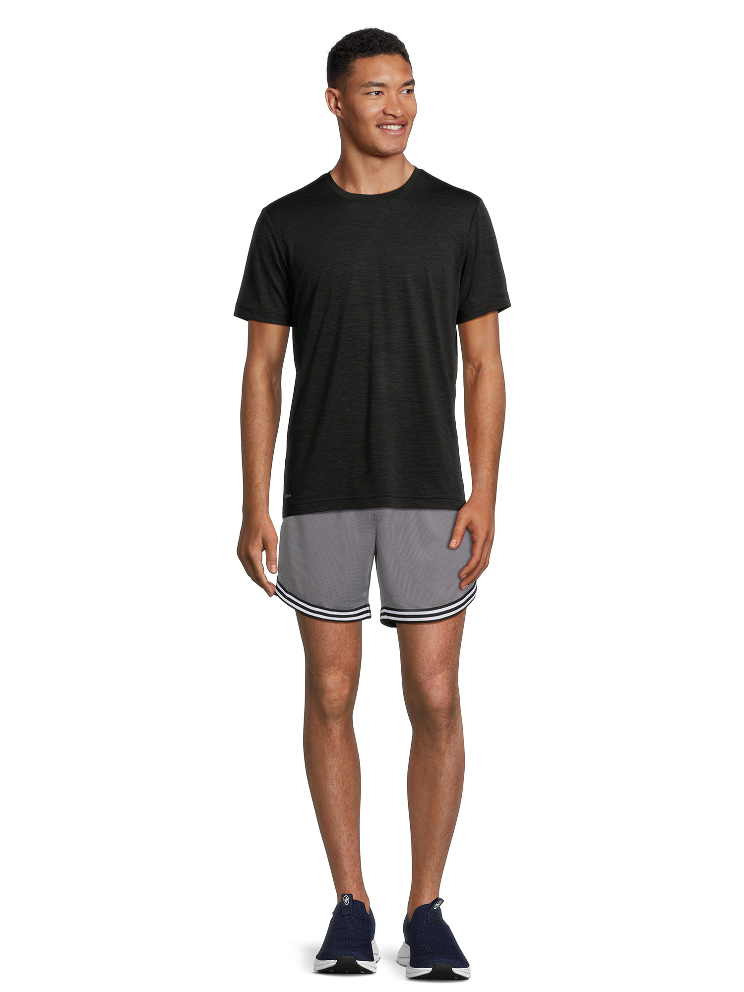 Camiseta de jersey de rendimiento activo para hombre y tallas grandes y altas, tallas XS-5XL 2