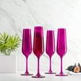 thumbnail image 3 of sheer-amethyst-flute-set-of-4, 3 of 3