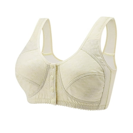 Black of Friday Deals!Clearance Staron Wireless Bras for Women No Underwire Comfort Bras Soft Strap Wireless Comfortable Bra Push up Seamless Large Size Brass