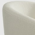thumbnail image 6 of WestinTrends Alexandria 29" Wide Mid Century Modern Club Barrel Accent Armchair, Cream, 6 of 8