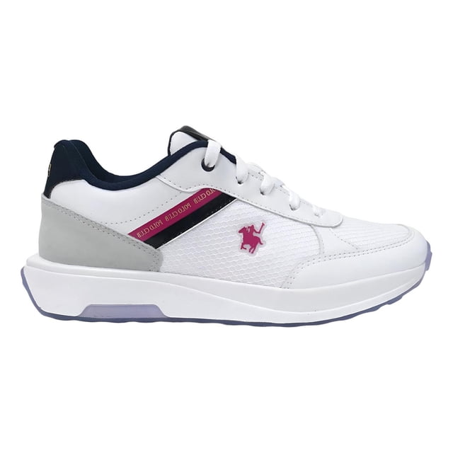 Tenis Polo Para Mujer Color Blanco Modelo U102B