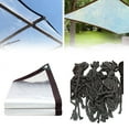thumbnail image 4 of Heavy Duty PVC Tarp Waterproof Tarpaulin Canopy Clear Waterproof Sheet Cover 2*4, 4 of 7
