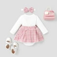 thumbnail image 2 of PatPat Infant Childlike Rabbit Cute Medium Bodysuit Set for Baby Girl, 6-9 Months, 2 of 6