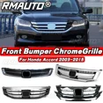 thumbnail image 2 of For Accord Grill Chrome Car Front Bumper Grille Racing Grill For Honda Accord 2003-2022 2011 2012 2016 Car Accessories Body Kit, 2 of 6