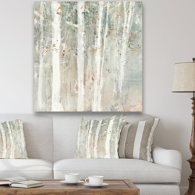 Designart - une Promenade dans la Forêt V - Galerie Moderne de Ferme-Toile Enveloppée
