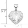 thumbnail image 5 of Sterling Silver 13mm Heart Locket, 5 of 5