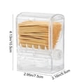 thumbnail image 3 of HaoXun Automatic Toothpick Dispenser - Clear Plastic Toothpick Holder with Large Capacity for Home Kitchen Restaurant Use, 3 of 8