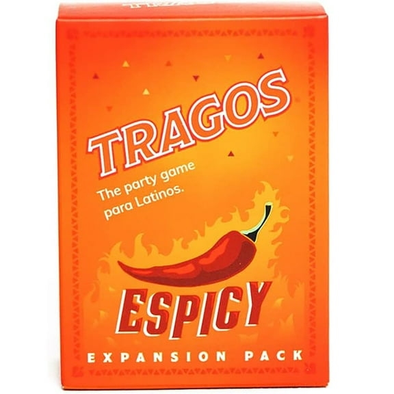 Tragos: Espicy Expansion Pack - The Adult Party Game for Latinos, Spicy Relatable Hilarious Spanglish Card Game, R-Rated Topics, NSFW Ages 18 
