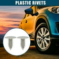 thumbnail image 2 of Unique Bargains 30 Pcs Universal 9mm Push Bumper Fastener Rivet Clips Gray, 2 of 6