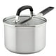 thumbnail image 1 of Cacerola KitchenAid de acero inoxidable de 2 litros con tapa y marcas de medición, 1 of 9