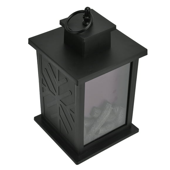Herwey Fireplace Lantern LED Portable Hanging Handle Simulation Decoration For Home
