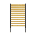 thumbnail image 3 of Hassch 72.8"H x 38.5"W No Dig Cedar Wood Privacy Screen for Trash Can & Pool Equipment, Decorative Patio Privacy Screen, Outdoor Privacy Fence Panel, Air Conditioner Fence, Natural, 3 of 7