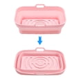 thumbnail image 4 of Foldable Air Fryer Liner Silicone Air Fryer Basket Insert with Raised Edges Universal Baking Tray Kitchen Cooking Accessory, 4 of 8