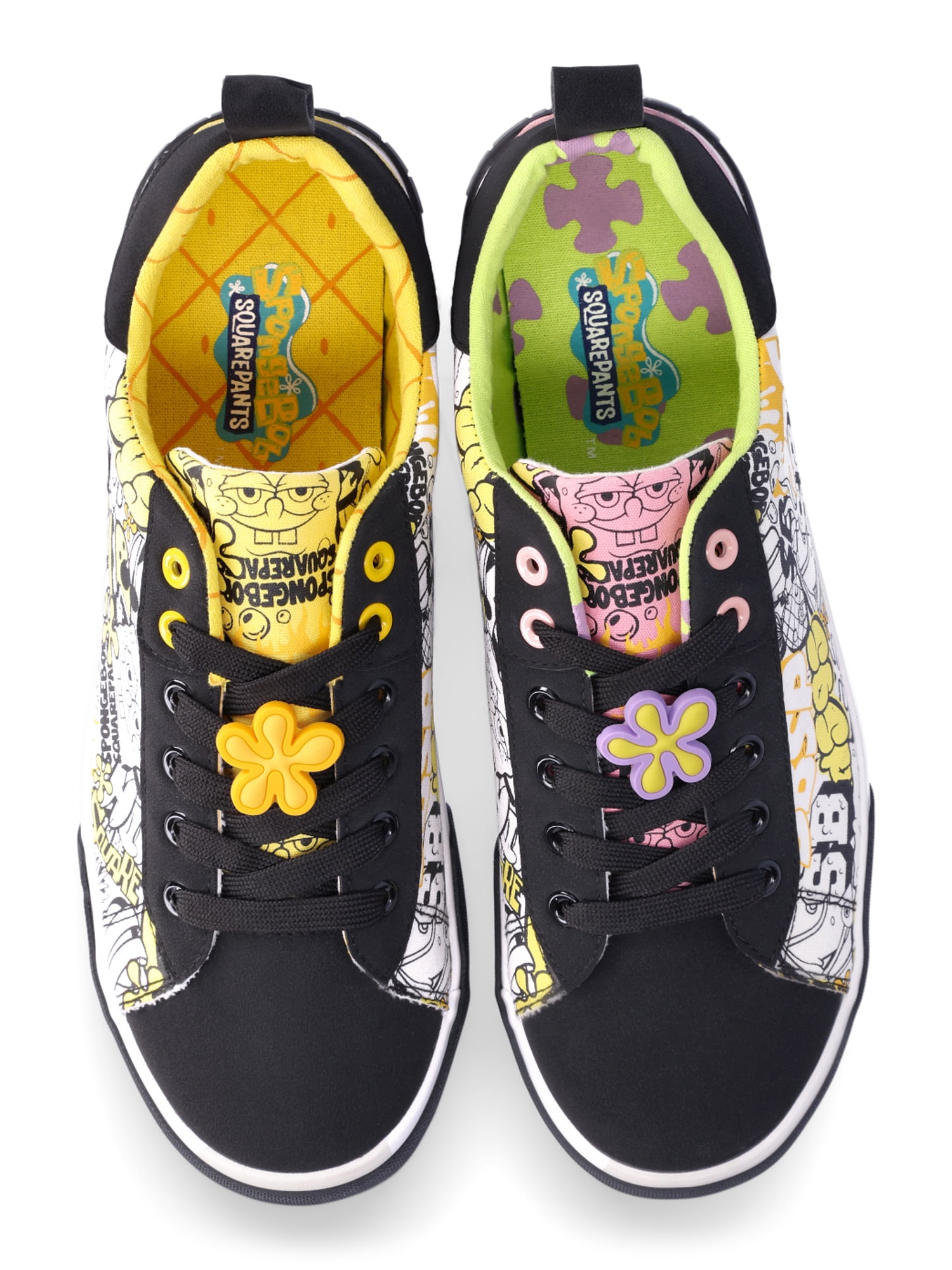 Spongebob Men's Low Top Sneakers, Sizes 7-12