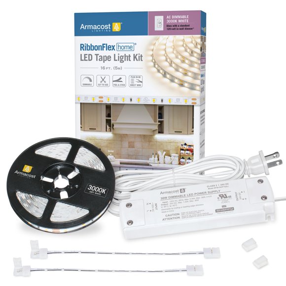 Kit de cinta LED Armacost Lighting Ribbon Flex Home de 16 pies