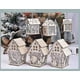 thumbnail image 2 of Cabina luminosa, casa de nieve, decoraciones navideñas de madera Diy, decoración de árbol de Navidad, 2 of 5