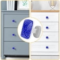 thumbnail image 4 of 4 Pieces Set Drawer Pulls Handle Square Wardrobe Cabinet Knobs with Stainless Steel Screws Furniture Kitchen Decor, 4 of 5