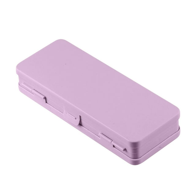 Double-Layer Stationery Box,Portable,Double-Sided Open Student Desktop,Large Capacity Pen Case