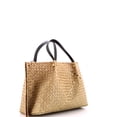 thumbnail image 3 of Pre-Owned VLogo Escape Tote Straw Medium By Rebag, 3 of 9