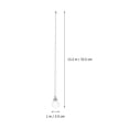 thumbnail image 4 of 2pcs Fan Light Pull Chain Hanging Lamp Decoration Ceiling Fan Light Chain, 4 of 5
