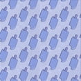 thumbnail image 1 of Ahgly Company Indoor Square Patterned Cornflower Blue Area Rugs, 5' Square, 1 of 6