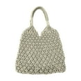 thumbnail image 2 of Vadktai Cotton Rope Travel Beach Fishing Net Handbag, Shopping Woven Shoulder Bag for Women Girls, 2 of 8