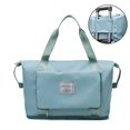 thumbnail image 3 of Bolsa de viaje expandible de nailon YONGSHENG para equipaje de fin de semana tamaño extra grande morado, 3 of 5