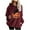 Wine, variant on ShiShine Womens Plush Hoodies Pullover Sport Hoodie Cute Printed Cozy Oversized Pockets Hooded Sweatshirt Athletic Hoodies