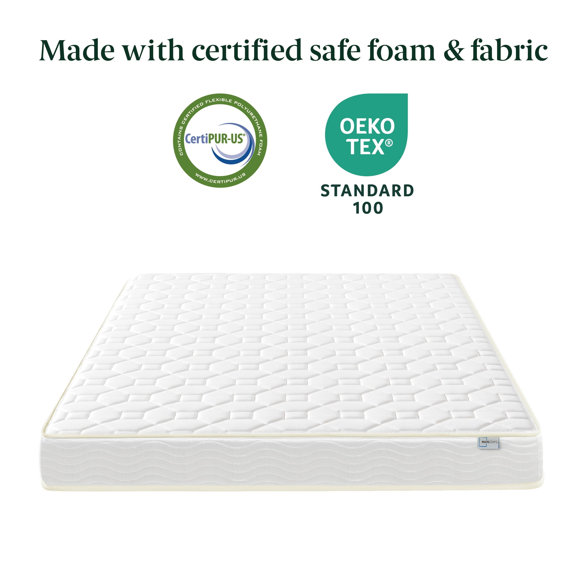 Mainstays 8 in Full Tight Top Innerspring Mattress with Gel Foam