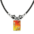 thumbnail image 1 of año nuevo chino china town collar a mano colgante de cuerda de cuero Unbranded M, 1 of 3
