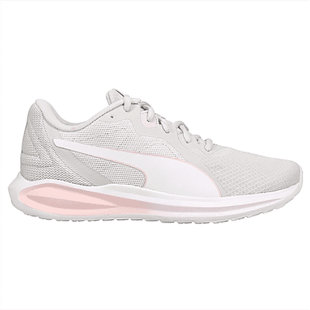 Womens Puma Twitch Runner Pop Shoe Size: 6.5 Nimbus Cloud - White - Chalk Pink Fashion Sneakers