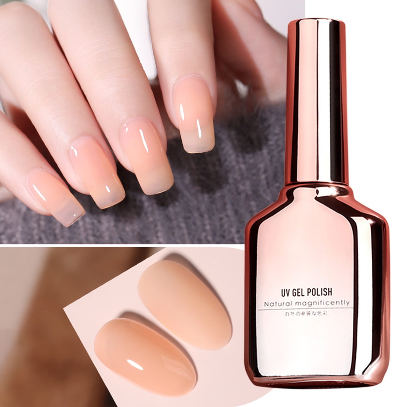 Jelly Colored Ice Transparent Milk Tea Semi Transparent Nude Powder Nail Glue For Diy Nails Use Real Nail Lamps To Assist Drying Gel Nail Polish 16ML Jelly Colored Ice Transparent Milk Tea Semi Transparent Nude Powder Nail Glue For Diy Nails Use Real Nail Lamps To Assist Drying Gel Nail Polish 16ML