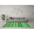 thumbnail image 3 of Ahgly Company Indoor Rectangle Oriental Emerald Green Modern Area Rugs, 8' x 12', 3 of 4