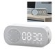 thumbnail image 5 of Reloj con Altavoz Bluetooth, Reloj Despertador con Espejo Digital Inteligente Multifuncional para el hogar, Escuela, Oficina, versión en inglés, Z7, Blanco, 5 of 5