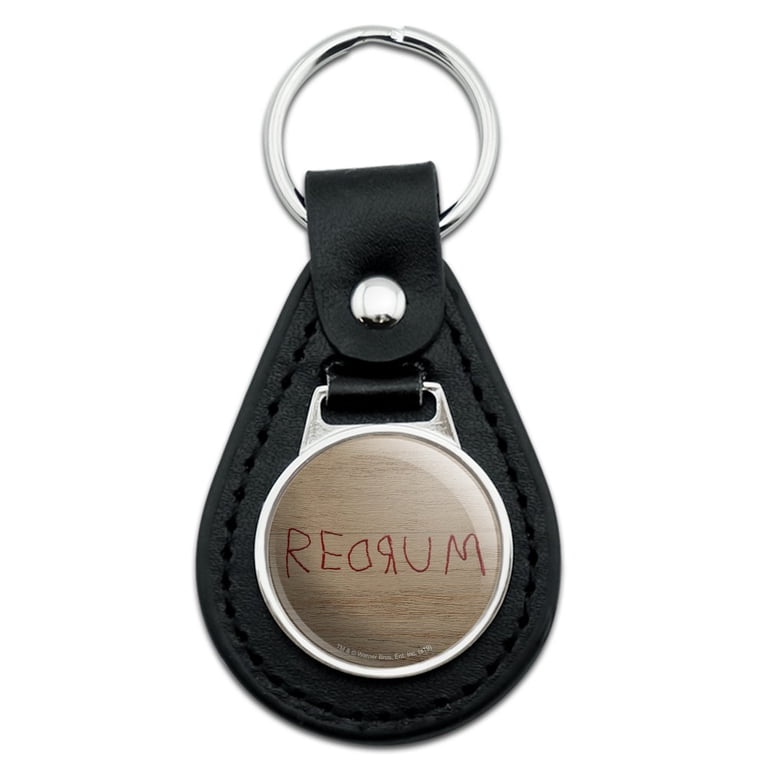 Black Leather The Shining Redrum Keychain - Walmart.com