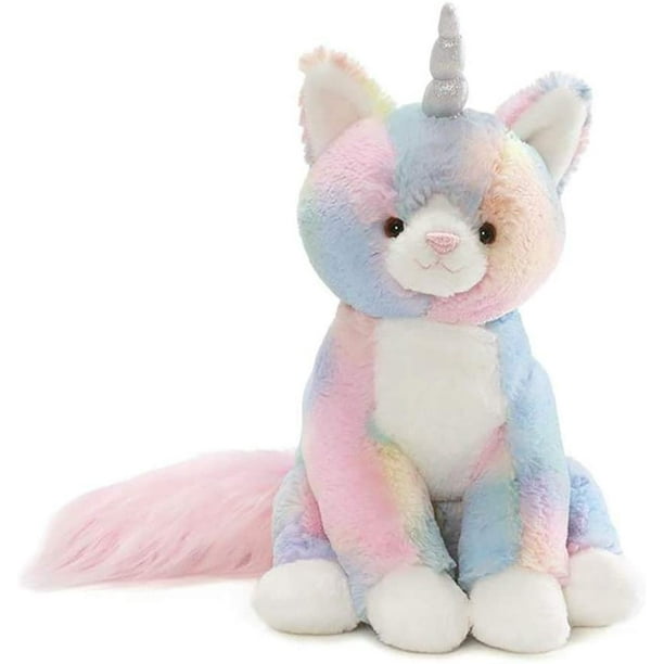 Peluche Shimmer Unicornio Caticornio GUND 9pulg Felpa Suave Infantil Multicolor