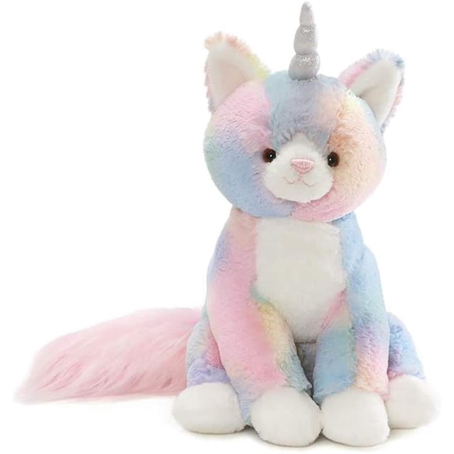 Peluche Shimmer Unicornio Caticornio GUND 9pulg Felpa Suave Infantil Multicolor
