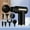Black, variant on Portable Deep Tissue Massager - USB Rechargeable Fascia Gun, Muscle Massage Gun with 4 Massage Heads, 6 Speed Mode Adjustment, Silent Motor, for Muscle And Sports, for Back And Neck Full Body Massage