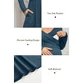 thumbnail image 2 of Yawrut Womens V-Neck Maternity Dresses Nursing Breastfeeding Dress With Pockets, 2 of 8