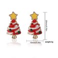thumbnail image 3 of Pendientes de Navidad de dibujos animados de moda para mujer Pendientes de campana de Santa Wmkox8yi sjalhkljlk4522, 3 of 3