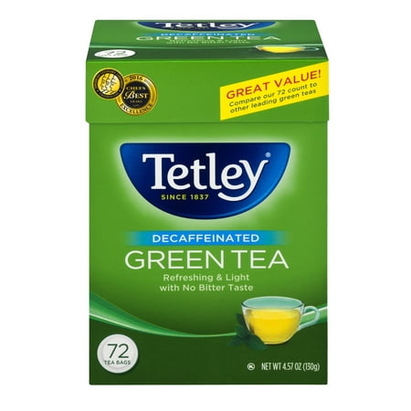(6 Boxes) TetleyÃÂÃÂ® Decaffeinated Green Tea 4.57 oz.