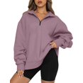 thumbnail image 1 of Womens Oversized Sweatshirts Hoodies Half Zip Pullover Fall Fashion Outfits 2023 Y2k Clothes, 1 of 5