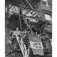 thumbnail image 2 of Italian Americans Celebrating The Armistice Between Italy And The Allies. They Wave American And Italian Flags From, 2 of 2