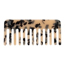 Unique Bargains 1 Pc Anti-Static Hair Comb Light Brown Acrylic
