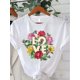 thumbnail image 2 of Camiseta de mujer con estampado de amor y flores para San Valentín. Regalo de San Valentín: camisetas casuales, modernas, cómodas, suaves y de ocio., 2 of 8